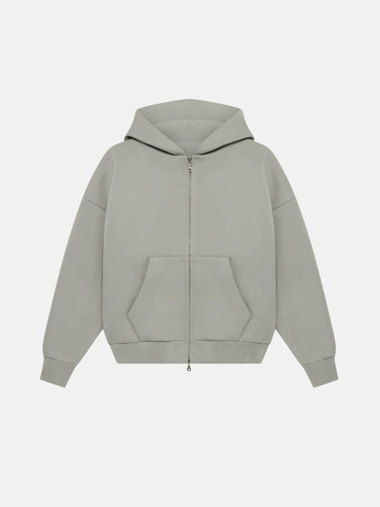 Heavyweight Oversized Zip-Up Hoodie – 450 GSM