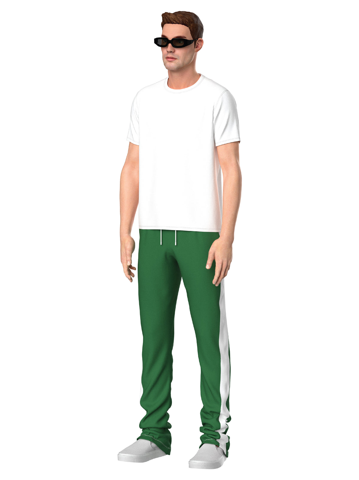 Stacked Fleece Pants