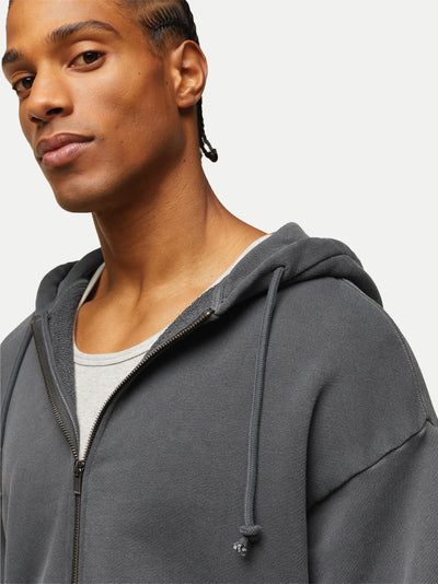 Cotton Fleece Zip-Up Hoodie – 320 GSM